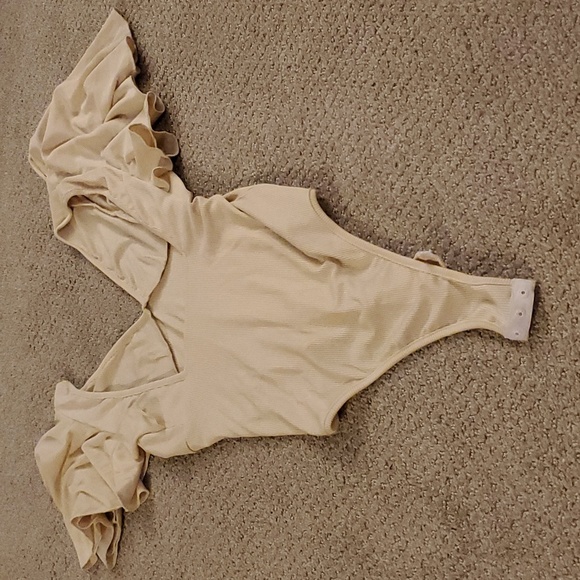 Beige Bodysuit M - Picture 2 of 4